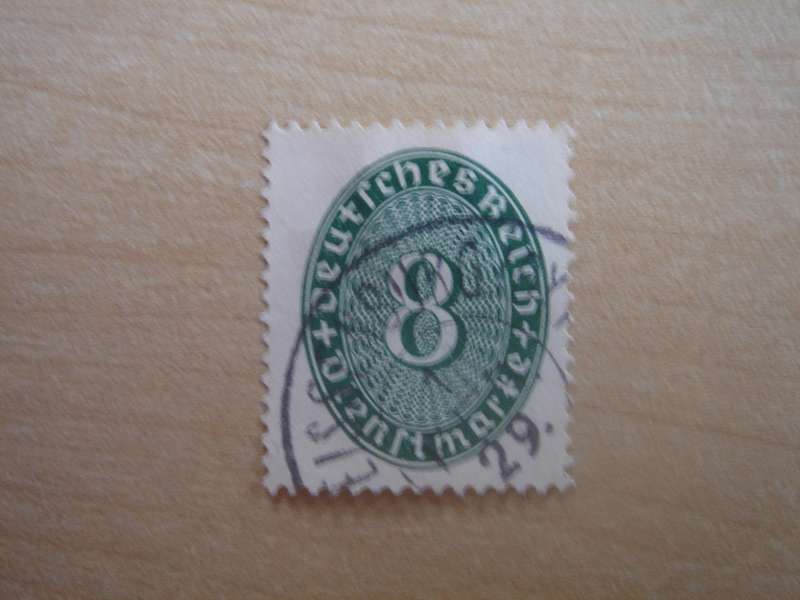 1927 Deutsches Reich Dienstmarke - MiNr 116 X a used, stamped