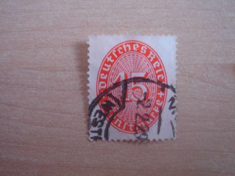 1927 Deutsches Reich Dienstmarke - MiNr 118 X used, stamped