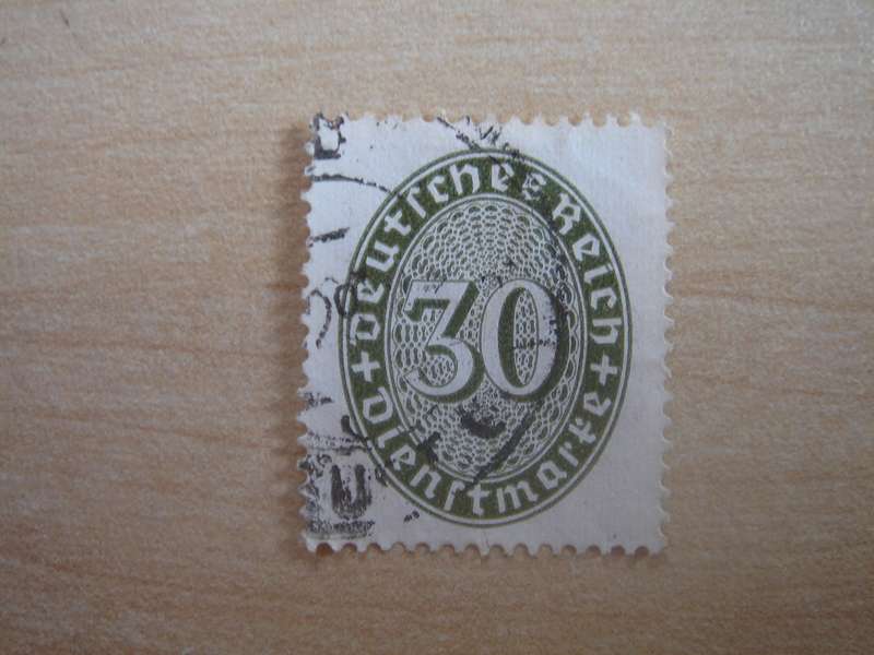 1927 Deutsches Reich Dienstmarke - MiNr 120 X used, stamped