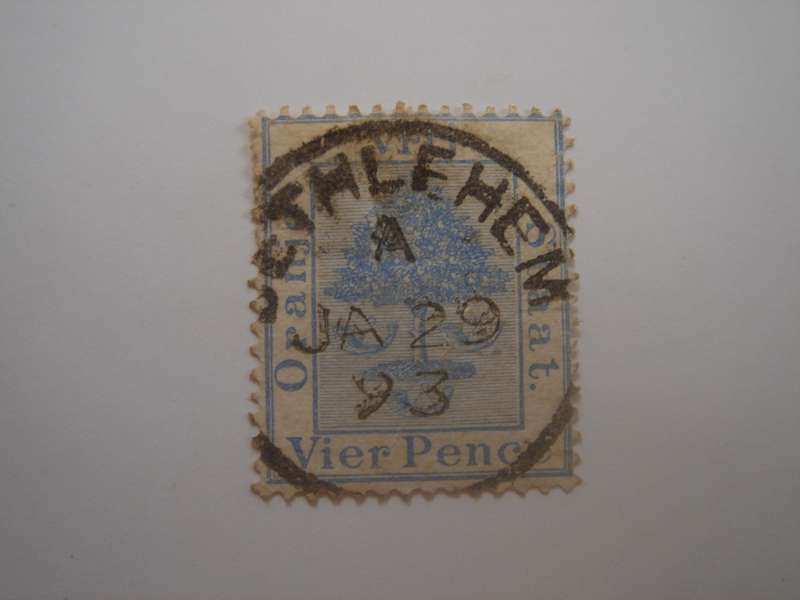 1868 Orange Free State - Orange Tree - SG18 used, stamped