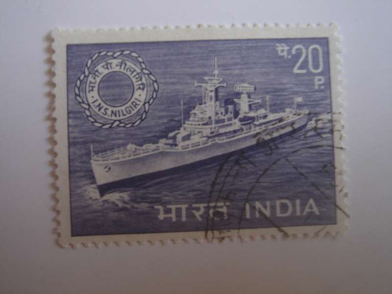 1968 India - Navy Day - SG577 used, stamped