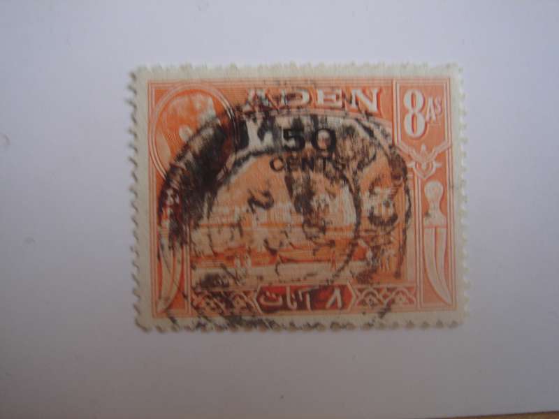 1939 Aden - Mukalla - SG23 used, stamped