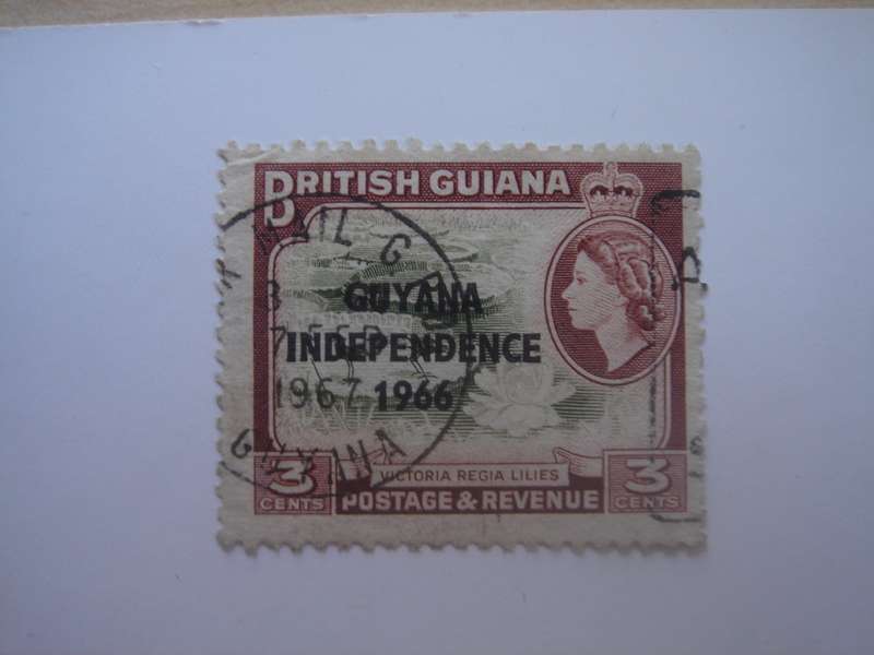 1966 Guyana - Independence SG395 used, stamped