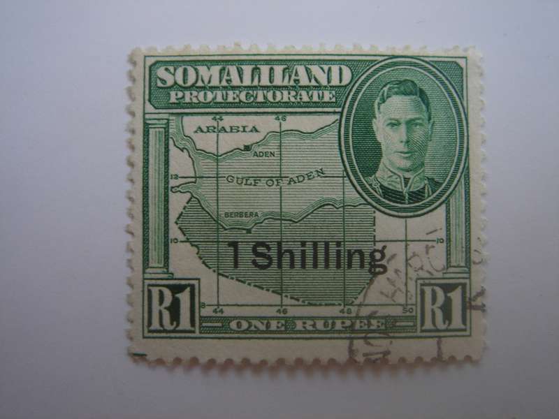 1951 Somaliland Protectorate - King George VI optd - SG132 used, stamped
