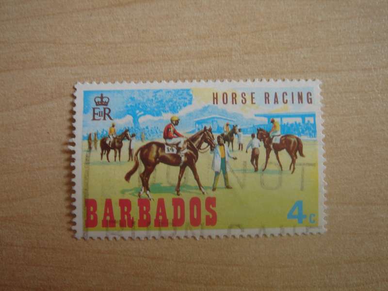 1969 Barbados - Horse Racing - SG381 used, stamped