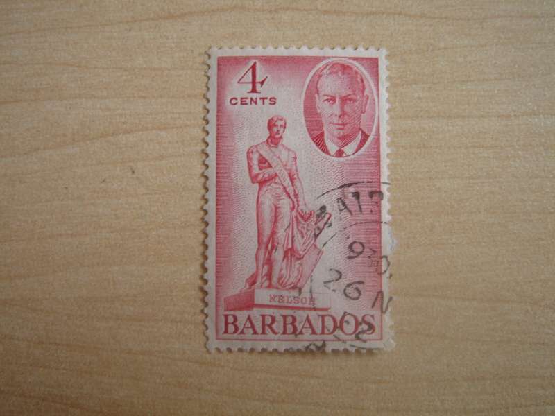 1950 Barbados - Nelson Statue - SG274 used, stamped