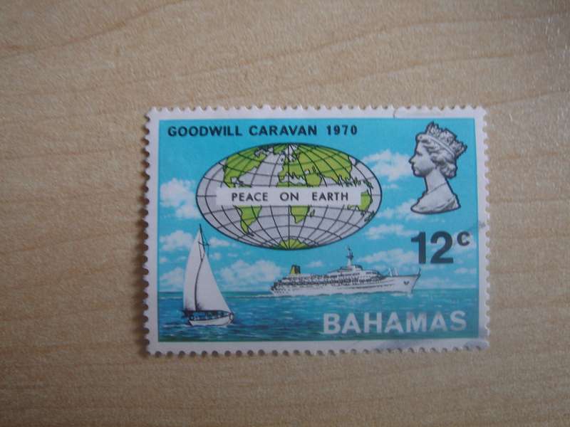 1970 Bahamas - Peace on Earth - SG349 used, stamped
