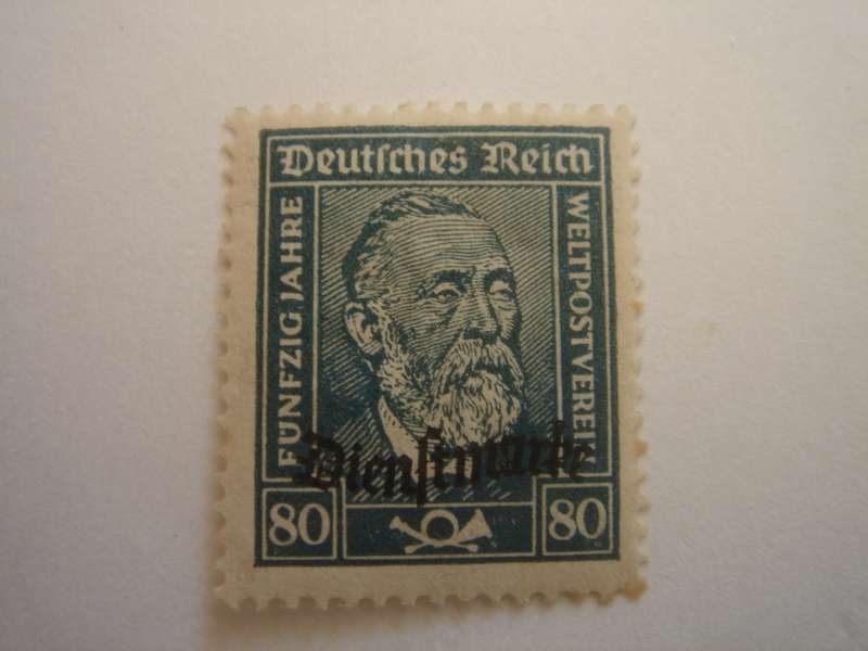 1924 Deutsches Reich Dienstmarken MiNr 113 mint, hinged (MH)