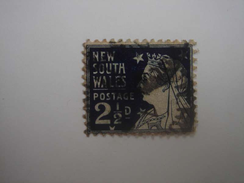 1892 New South Wales - Queen Victoria (blue) - SG303 used, stamped