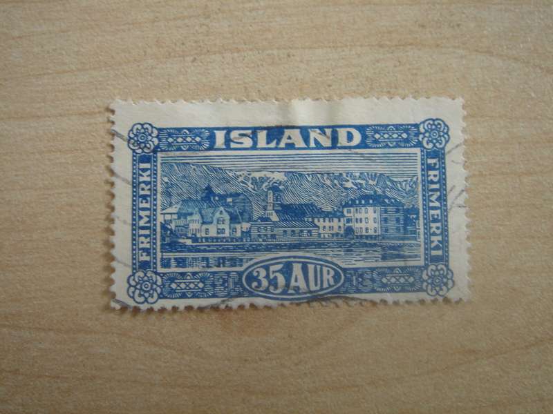 1925 Iceland - Reykjavik SG154 used, stamped