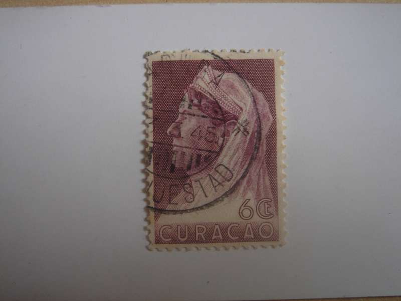 1936 Curacao - Queen Wilhelmina - SG160 used, stamped