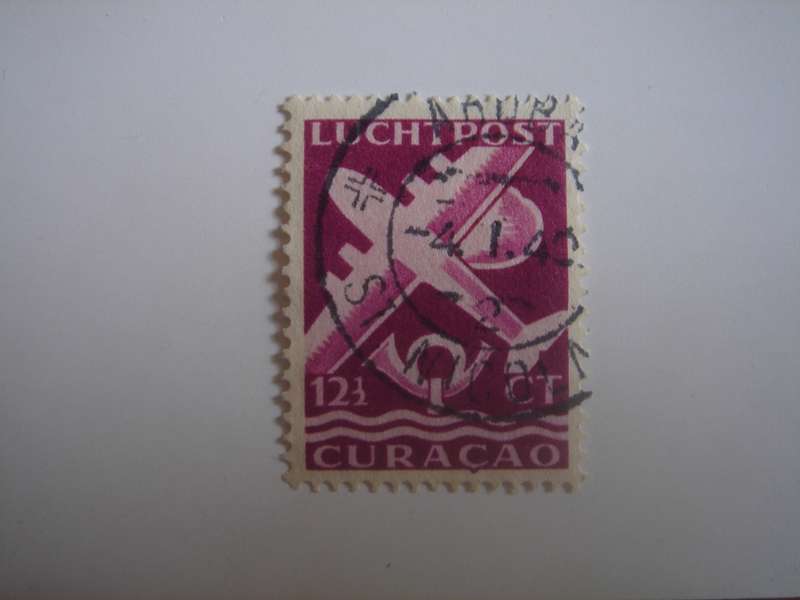 1947 Curacao - Air - SG264 used, stamped