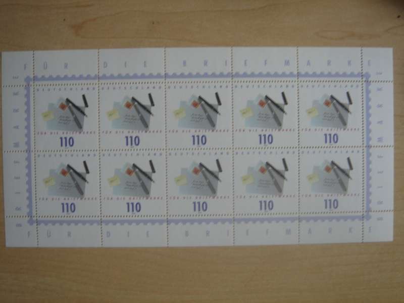 2000 Deutschland 10 x MiNr 2148 MNH in Kleinbogen