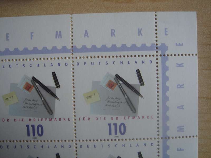 2000 Deutschland 10 x MiNr 2148 MNH in Kleinbogen