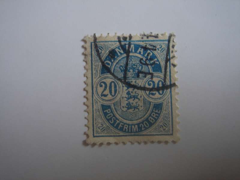 1882 Denmark - Numerals - SG95 used, stamped