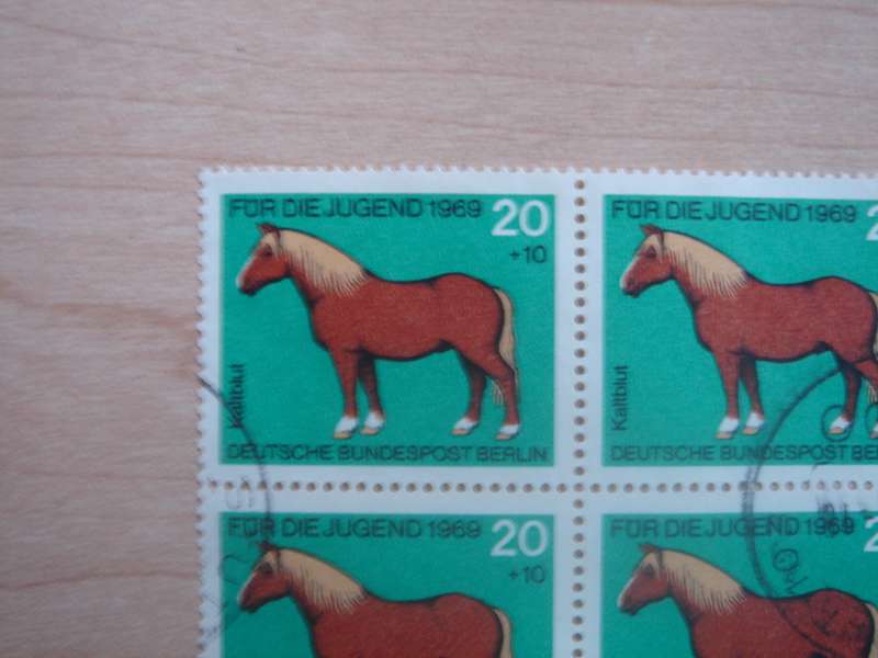 1969 West Berlin MiNr 327 Block of 10 x used, stamped
