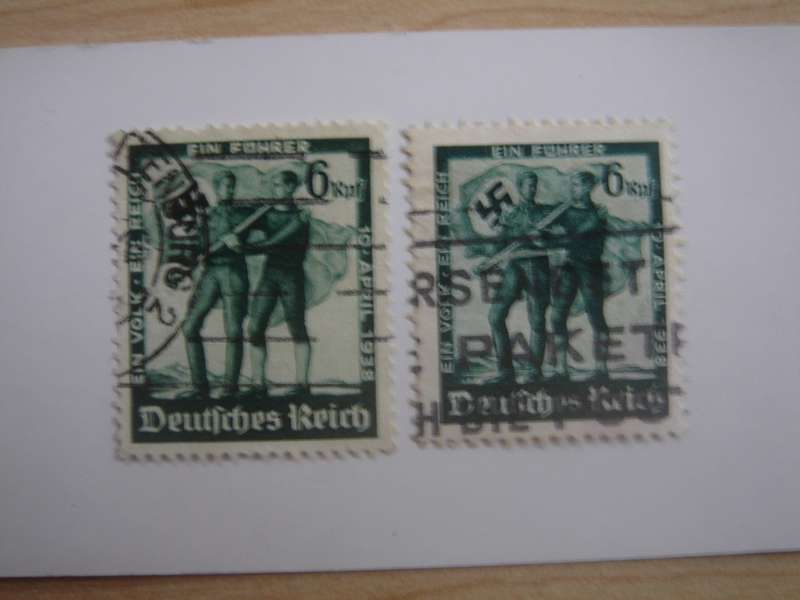 1938 Deutsches Reich MiNr 662-663 used, stamped