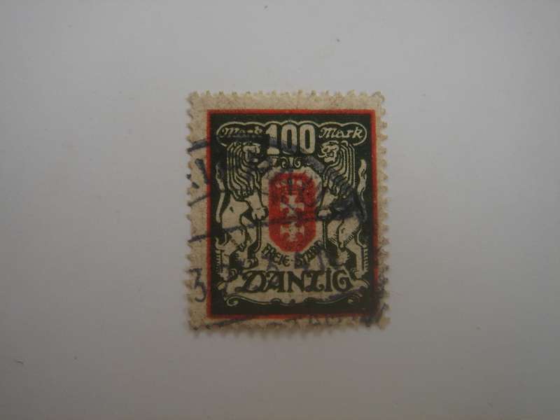 1922 Danzig MiNr 128 Y used, stamped