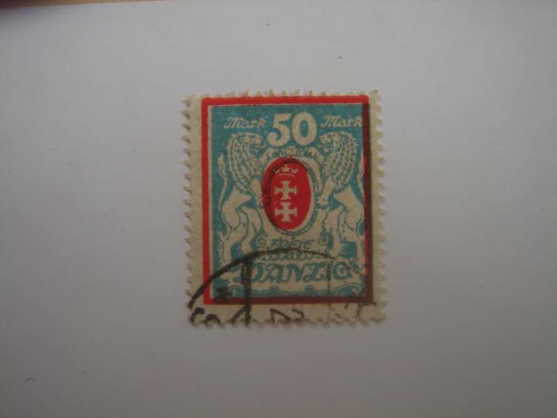 1922 Danzig MiNr 127 Y used, stamped