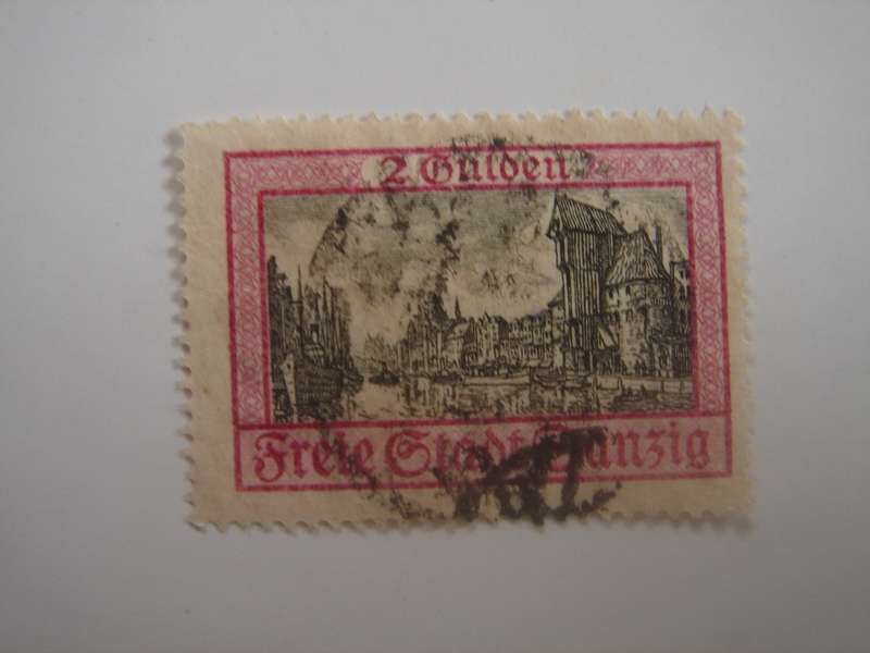 1925 Danzig MiNr 213 used, stamped