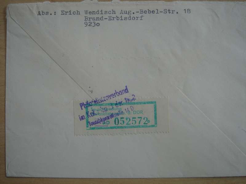 1986 DDR MiNr 3033,3035,3045 used on registered letter