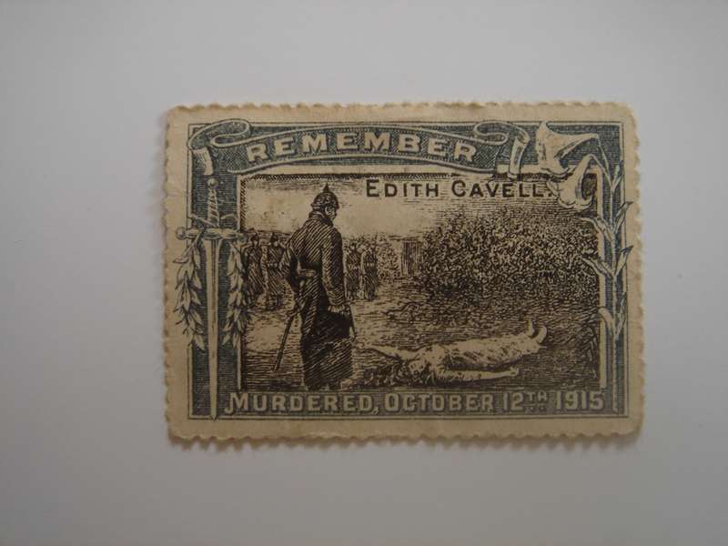 1917 England - WWI Propaganda Stamp (Winox Ltd) used, not stamped