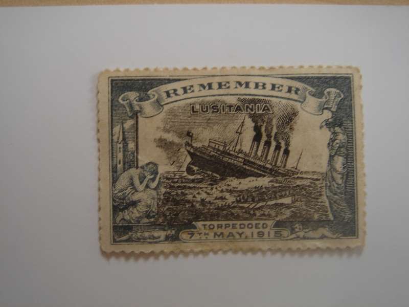 1917 England - WWI Propaganda Stamp (Winox Ltd) used, not stamped