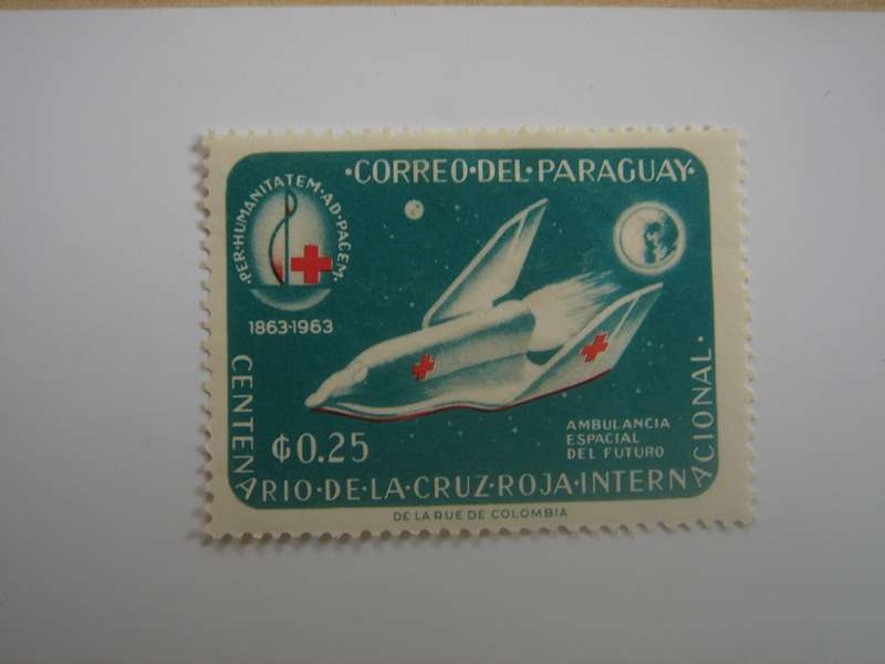 1963 Paraguay - Red Cross 0,25 G unused, hinged