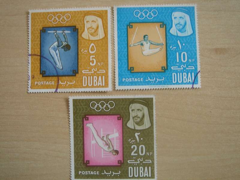1964 UAE - Dubai - SG109-111 used, stamped