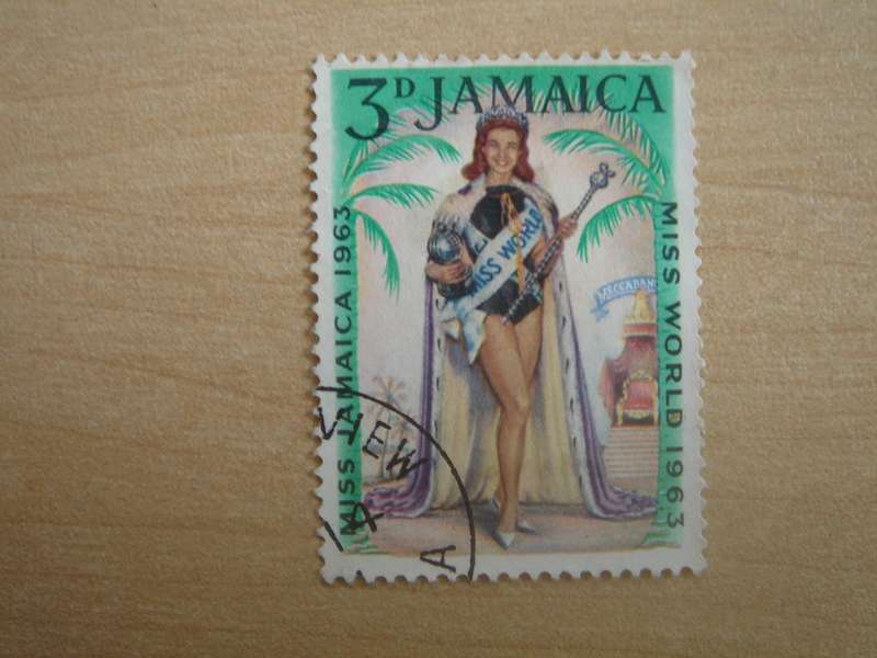 1964 Jamaica - Miss World - SG214 used, stamped