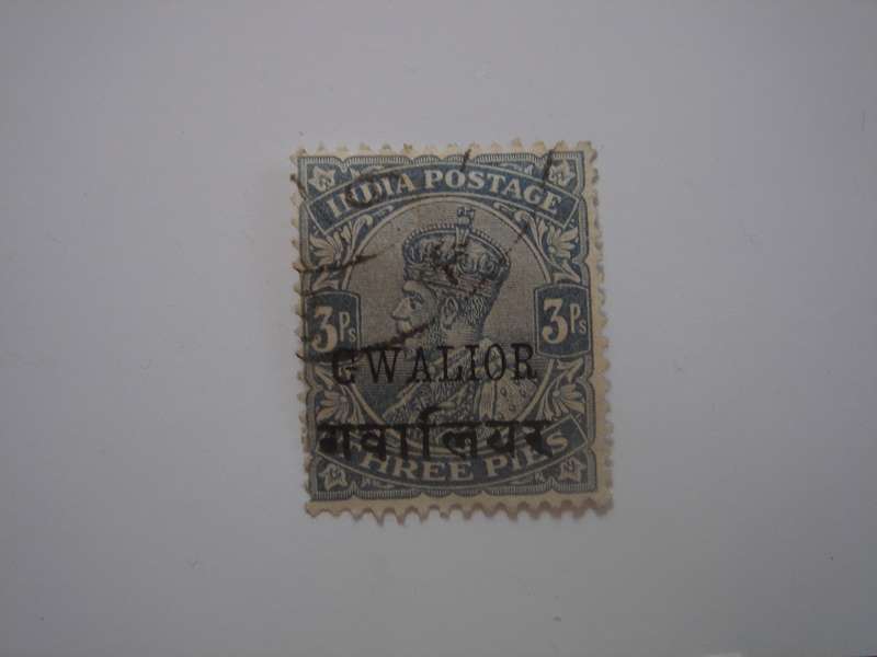 1912 India - Gwalior - SG92 used, stamped