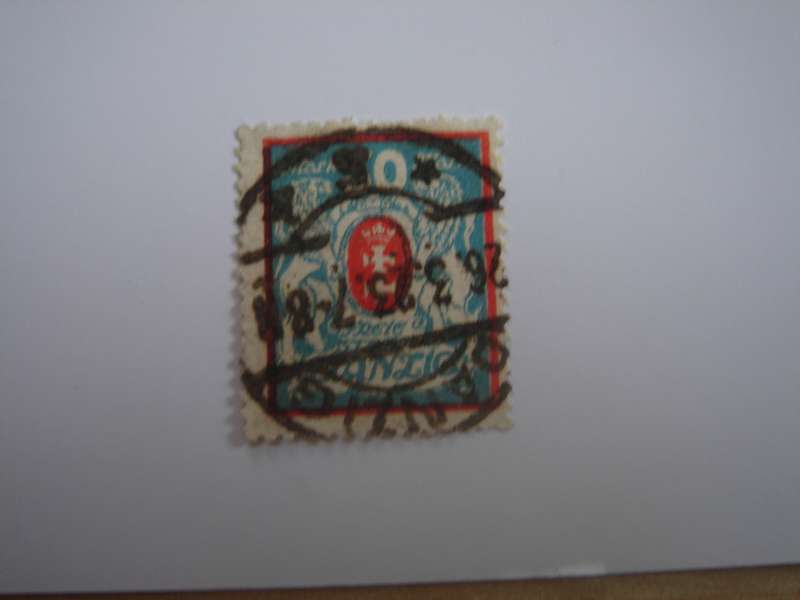 1922 Danzig MiNr 127 Y used, stamped
