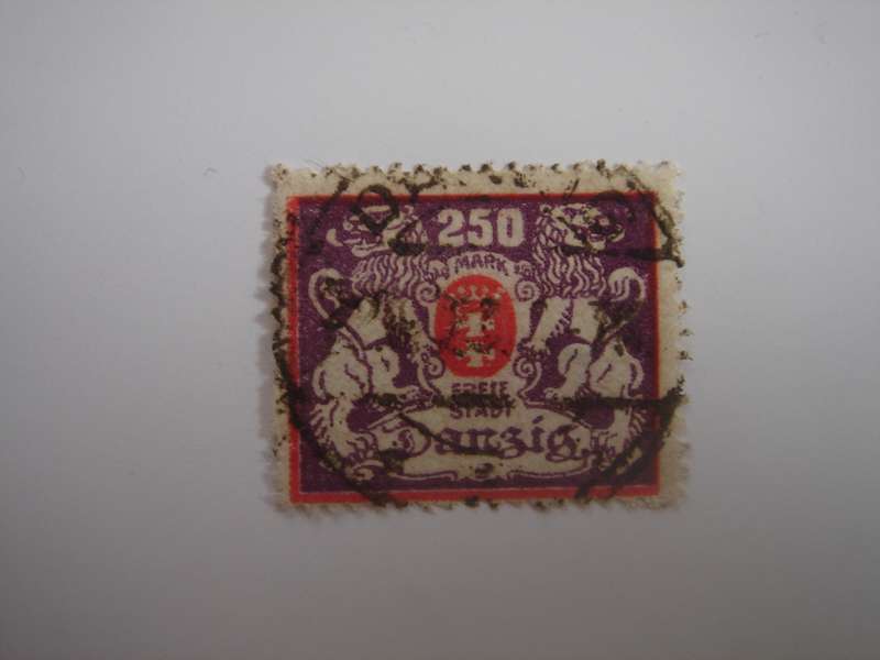 1923 Danzig MiNr 143 used, stamped