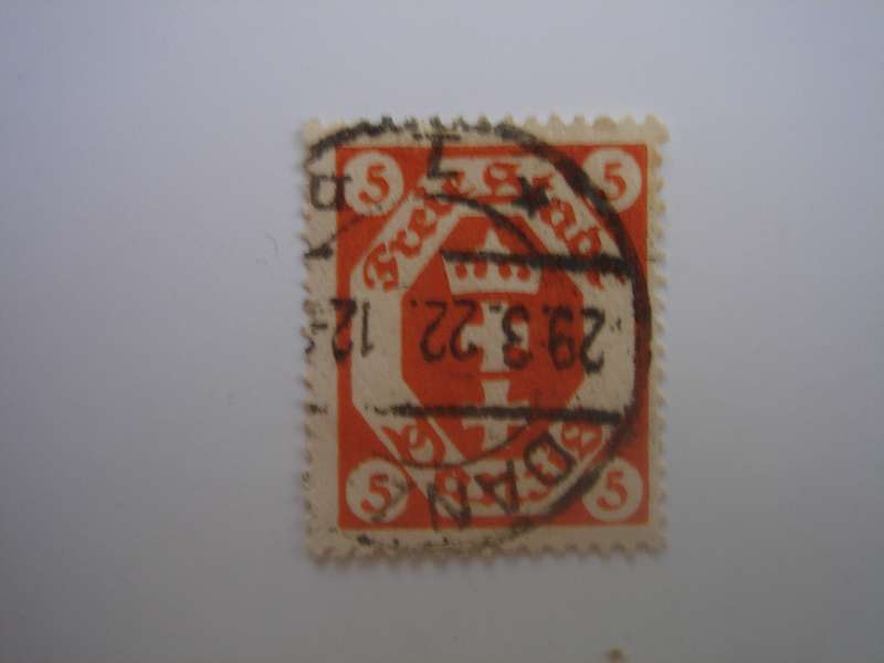 1921 Danzig - MiNr 73 used, stamped