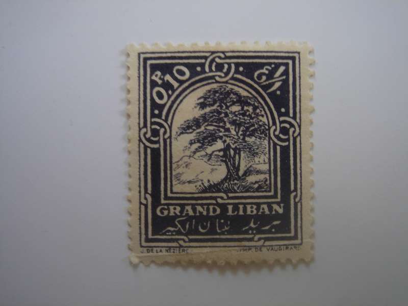 1925 Lebanon - Cedar - SG58 mint, hinged