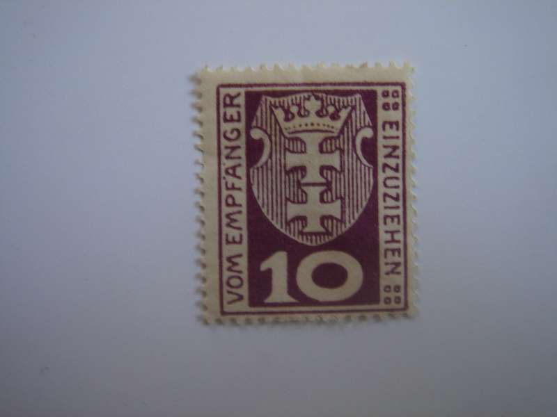 1921 Danzig - Portomarken MiNr 1 a used, hinged