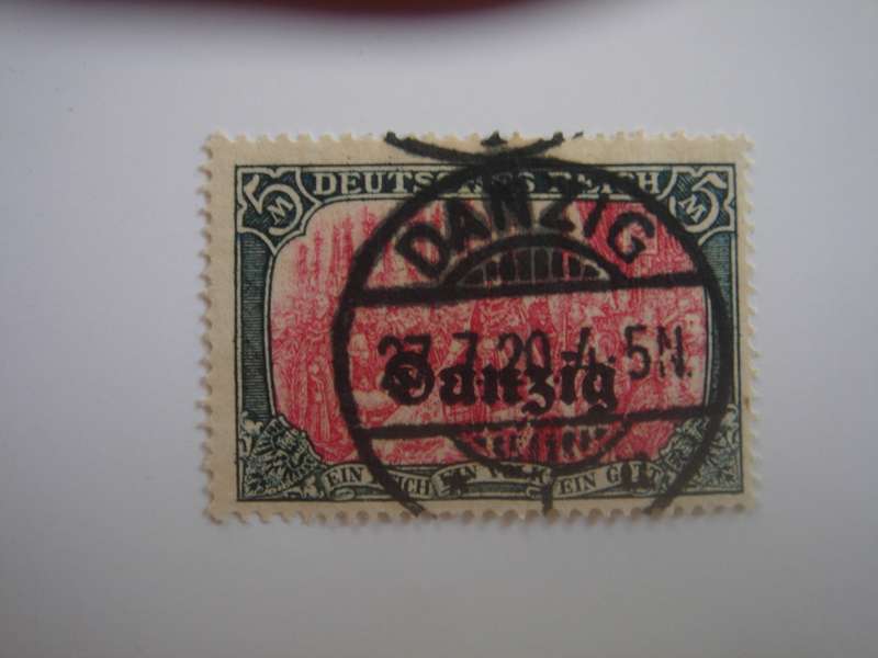 1920 Danzig - MiNr 15 B used, stamped