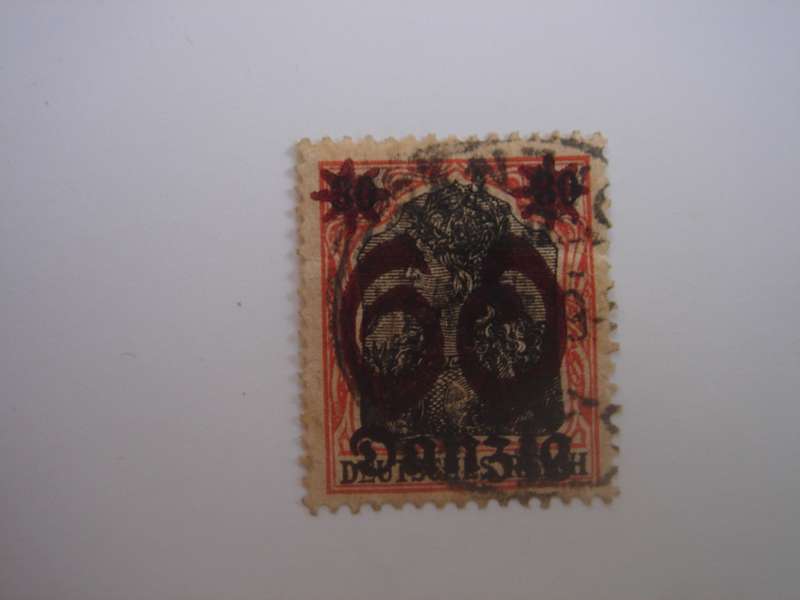 1920 Danzig - Germania optd MiNr 19 used, stamped