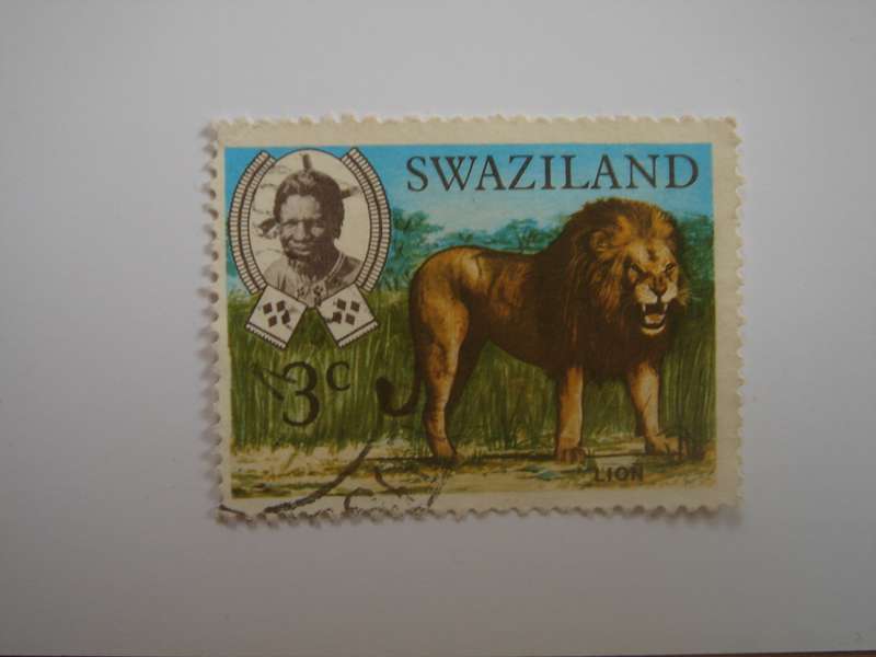 1969 Swaziland - Lion - SG164 used, stamped