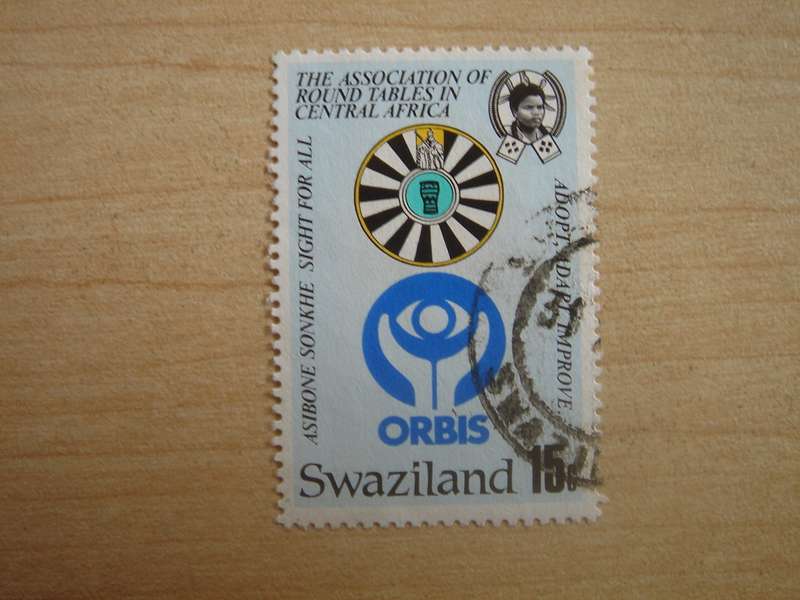 1986 Swaziland - Round Tables ORBIS 15c used, stamped
