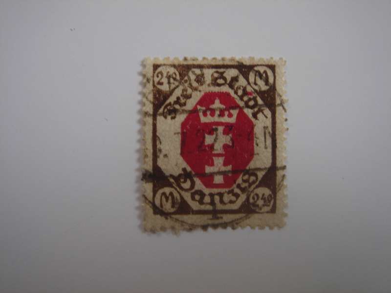 1922 Danzig MiNr 97 used, stamped