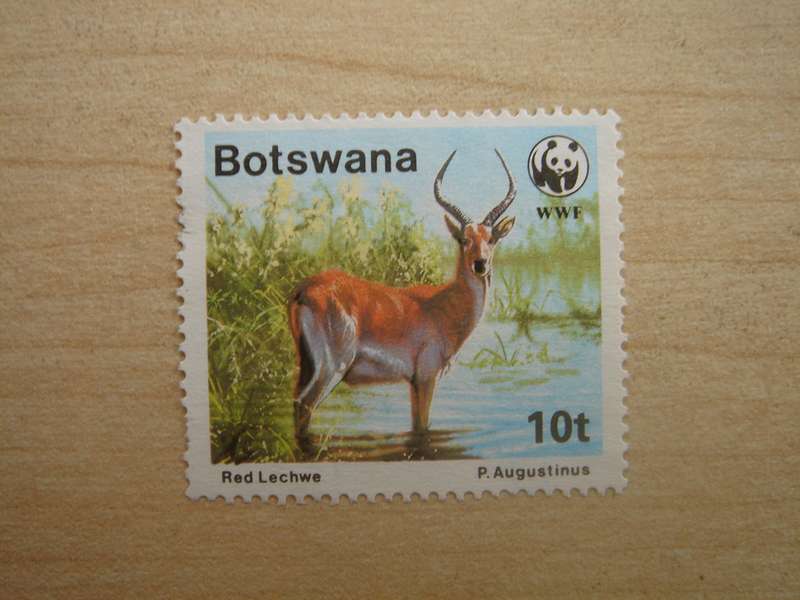 1988 Botswana - WWF - Red Lechwe 10t used, stamped