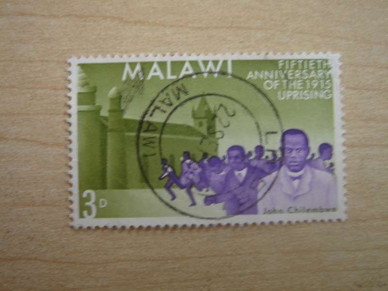 1965 Malawi - 1915 Rising - SG238 used, stamped