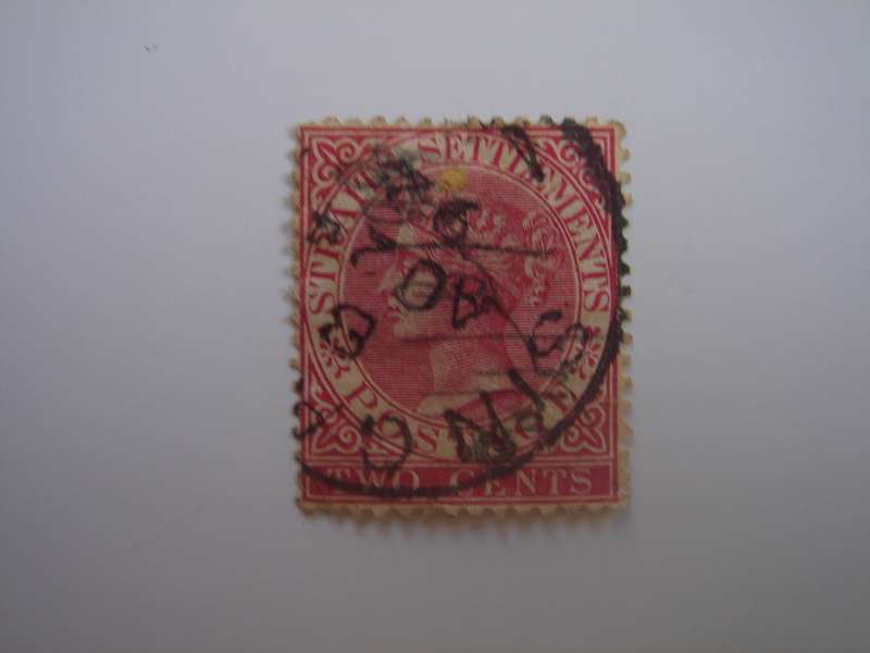1882 Straits Settlements - Queen Victoria - SG63a used, stamped