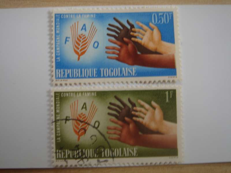 1963 Togo - FAO - SG326-327 MNH + stamped