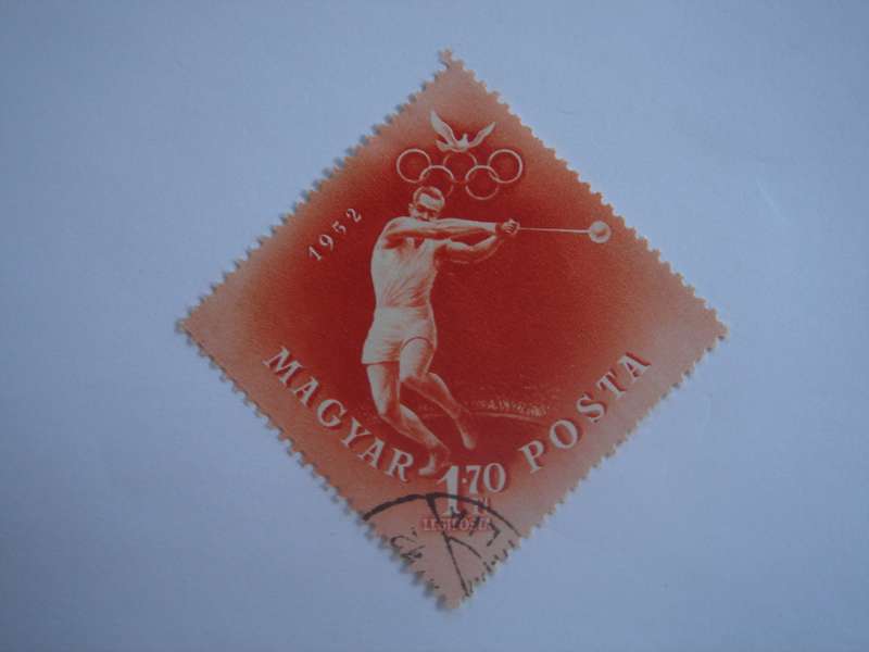 1952 Hungary - Olympic Games Helsinki - Air SG1243 used, stamped