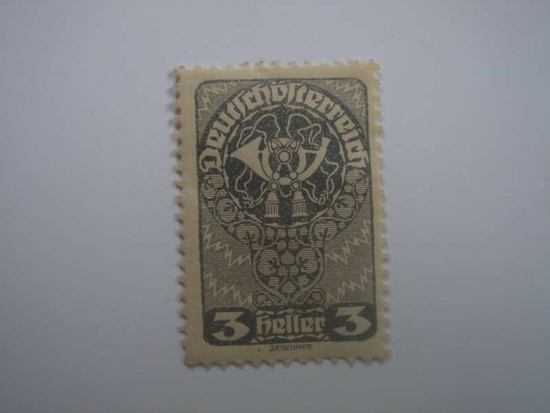 1919 Austria - 'Posthorn' SG336 - mint, hinged