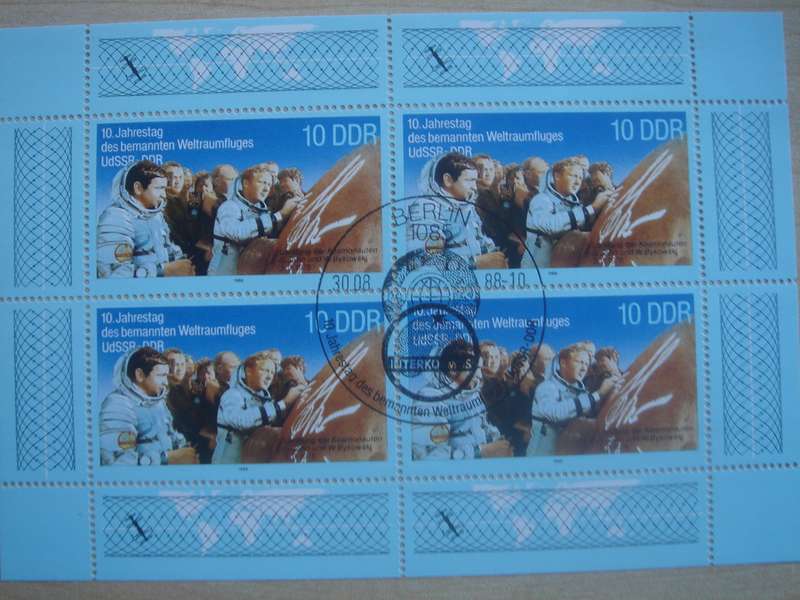 1988 DDR MiNr 3190 FD stamped in Kleinbogen