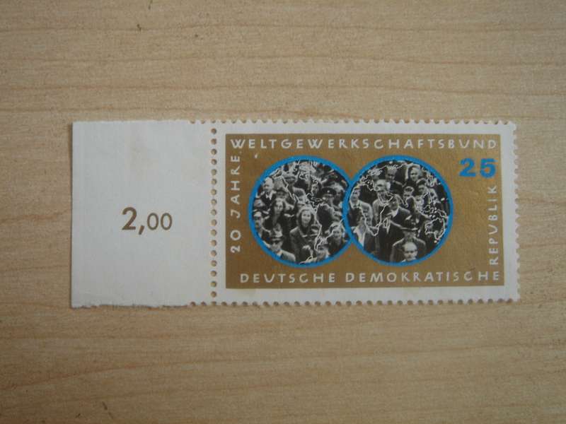 1965 DDR MiNr 1116 used, not stamped with borders