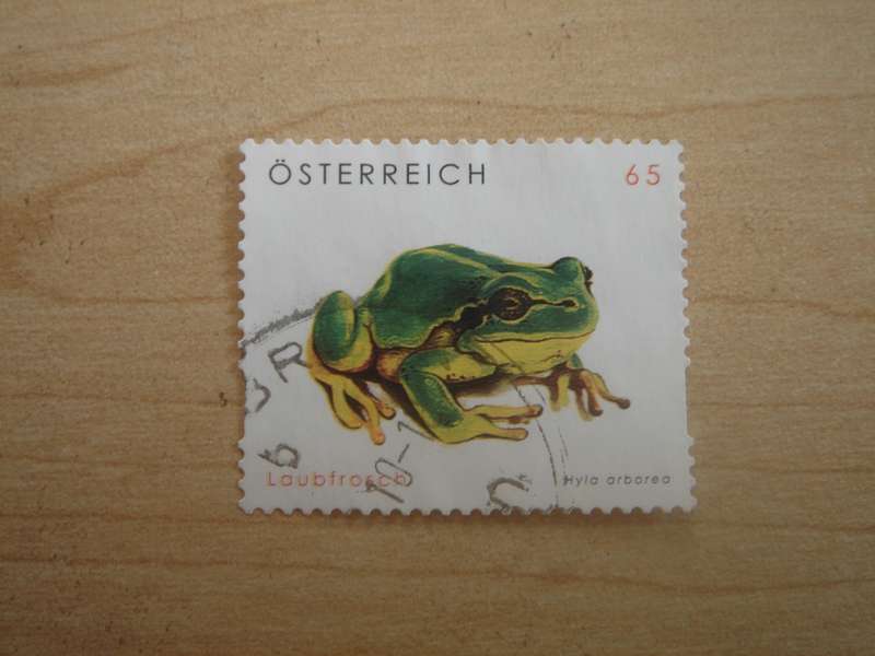 2008 Austria - Laubfrosch 65c used, stamped